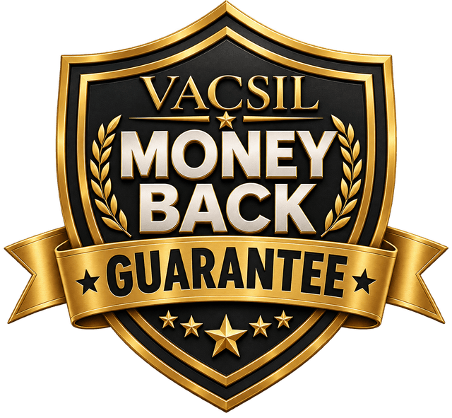 Vacsil Money Back Guarantee